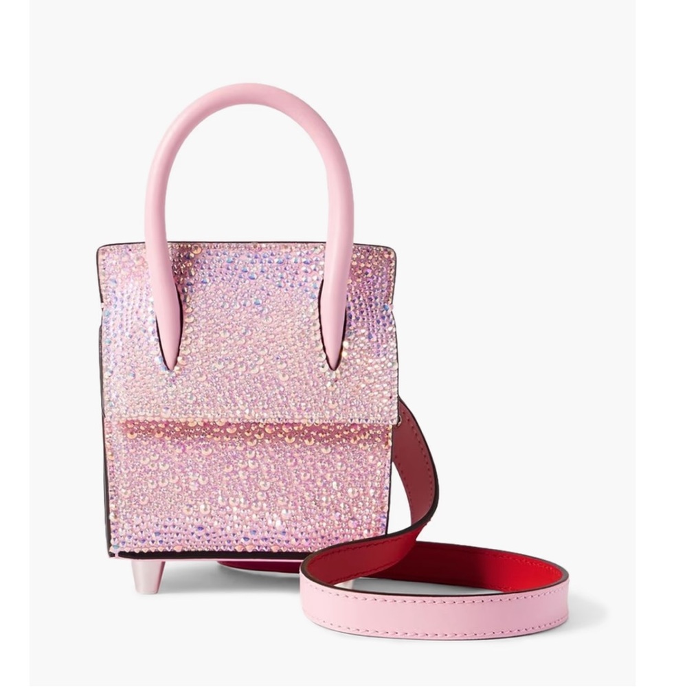 Authentic CHRISTIAN LOUBOUTIN
Paloma Nano leather and rubber mini shoulder bag